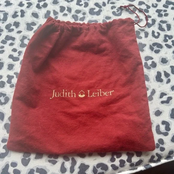 Judith Leiber Couture Minaudières Leopard Crystal Clutch with Shoulder Strap - Picture 14 of 15